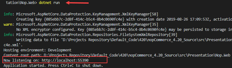 getting-started-with-nopcommerce-using-visual-studio-code